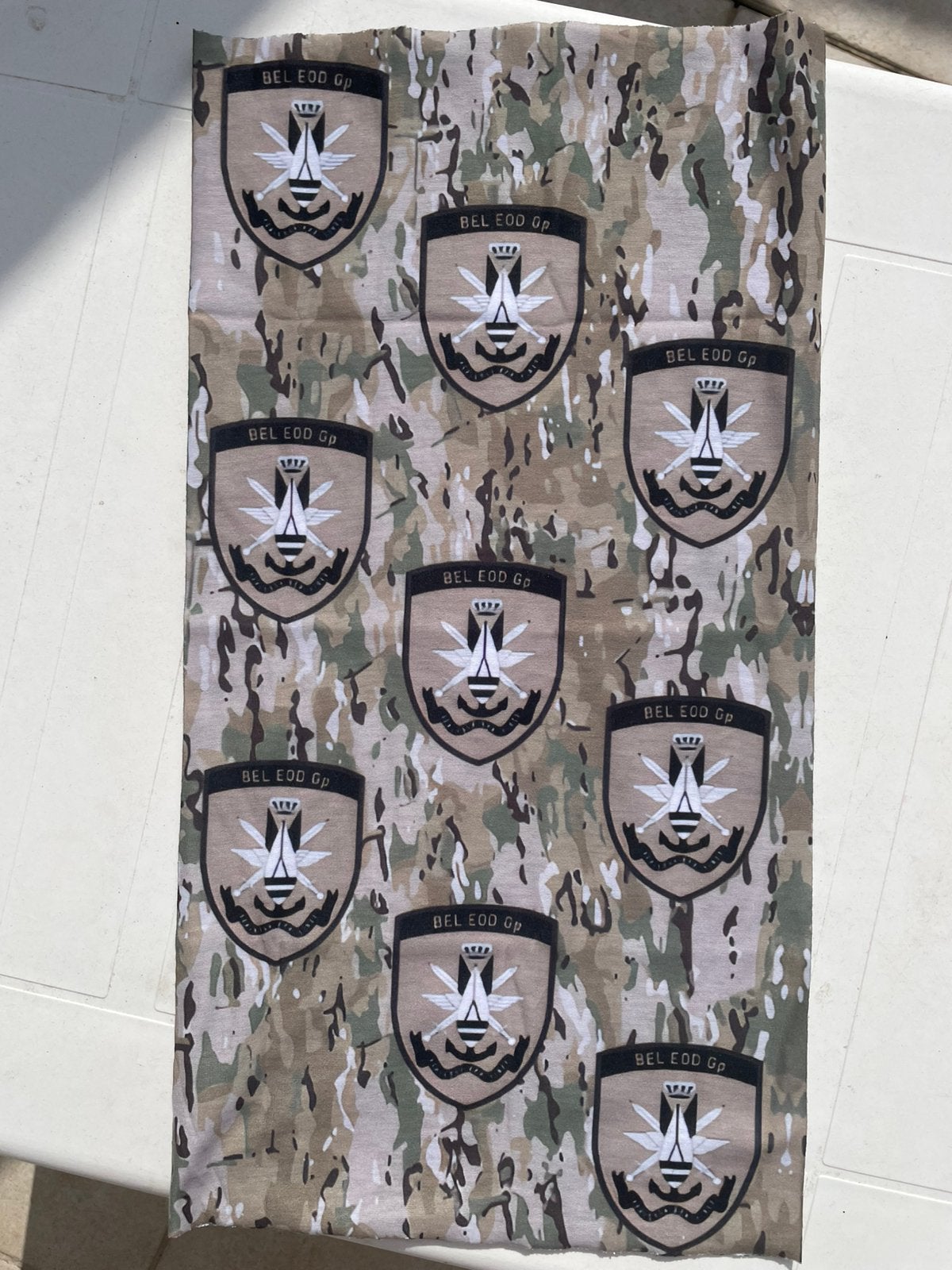 Buff / Bandana Belgisch Leger ontmijningsdienst, Ophalen, Nieuw