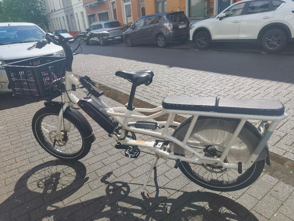 Radwagon 4 longtail bike, Fietsen en Brommers, Elektrische fietsen, Gebruikt, Overige merken, 50 km per accu of meer, Ophalen