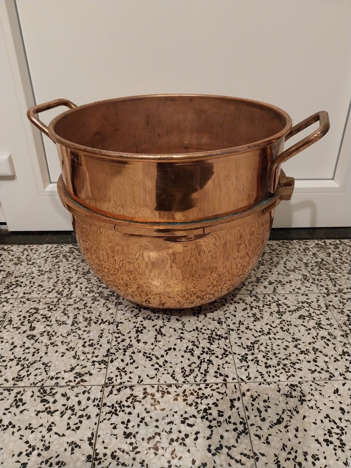 koperen ketel, Ophalen, Koper