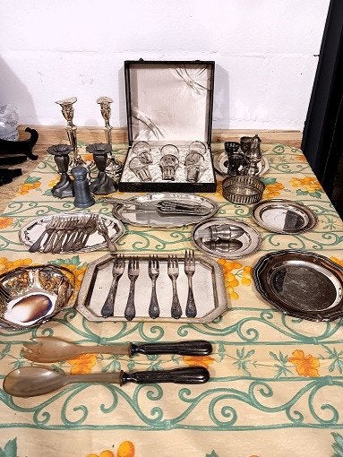 Petit lot d'argentrie, Antiquités & Art, Antiquités | Argent & Or, Enlèvement, Argent