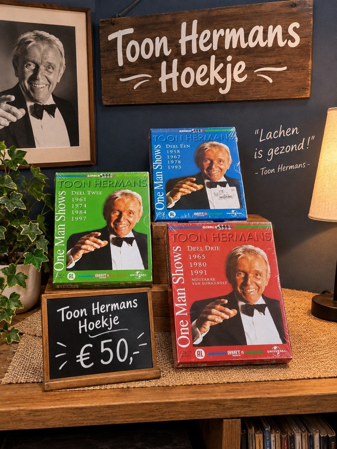 Toon hermans dvd boxen, Ophalen, Alle leeftijden, Toon Hermans, Nederlands