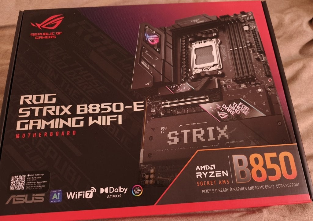 Rog Strix b850 e-gaming amd am5, Computers en Software, Moederborden, Ophalen, Nieuw, ATX, DDR5