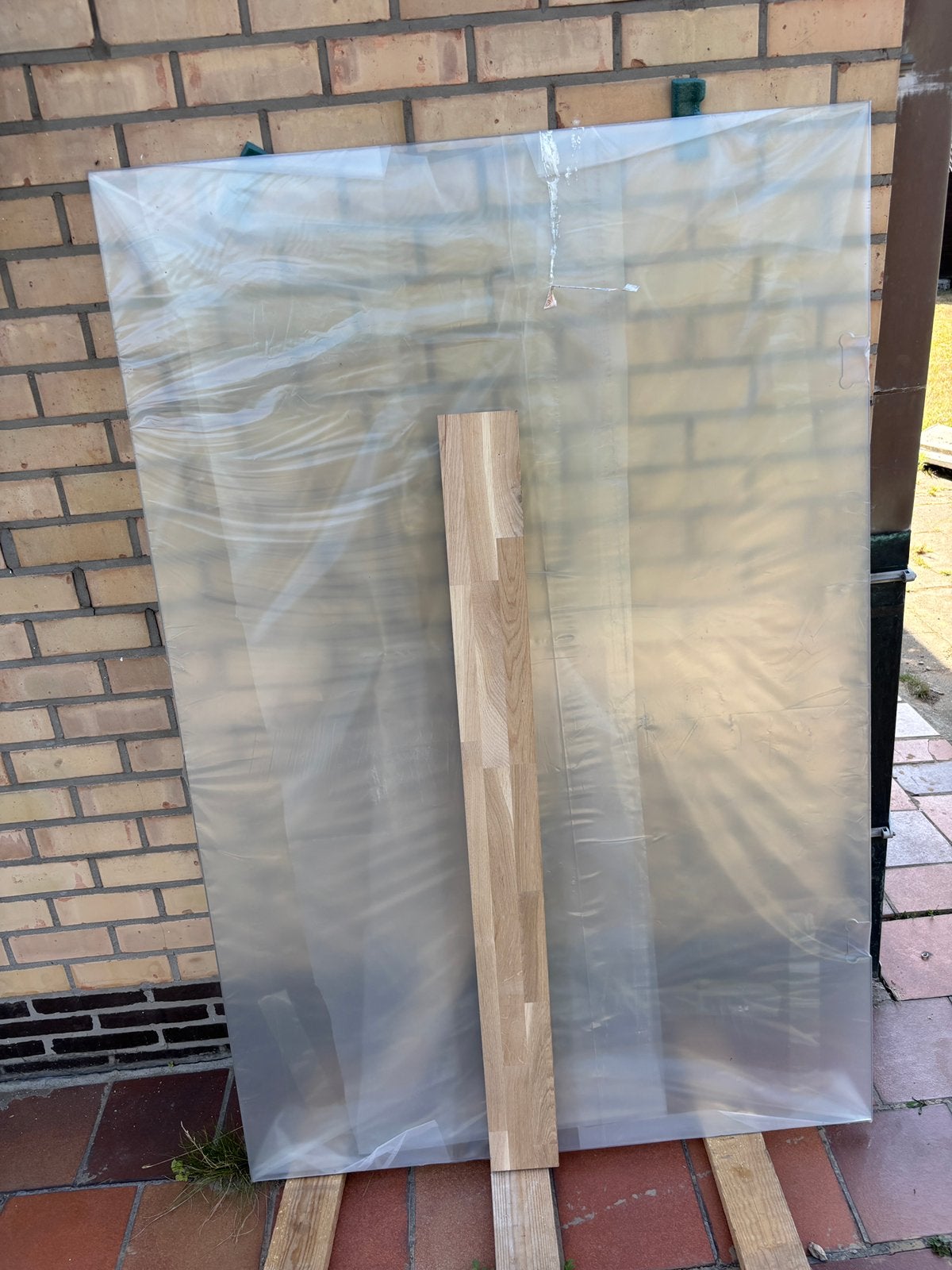 Nieuw doucheglas 110x160cm, Doe-het-zelf en Bouw, Ophalen, Nieuw, Glasplaat, Veiligheidsglas