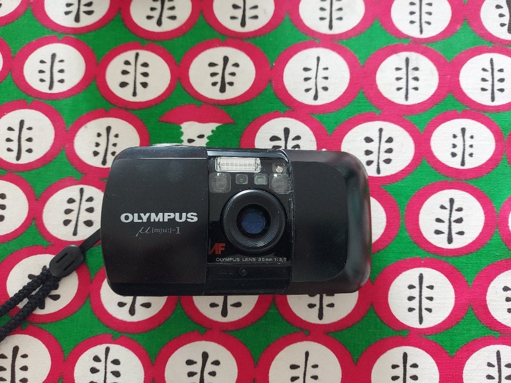 Olympus mju 1 35 3.5, Audio, Tv en Foto, Fotocamera's Analoog, Ophalen of Verzenden, Zo goed als nieuw, Compact, Olympus
