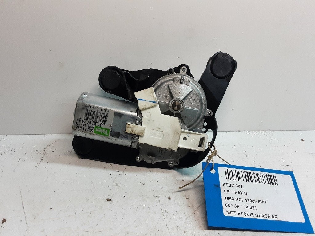 MOTEUR ESSUIE-GLACE ARRIÈRE Peugeot 308 (4A / C), Kontakt-peugeot@peugeot.com, Utilisé, Peugeot Deutschland GmbH, Bahnhofsplatz
65423  Rüsselsheim, DE