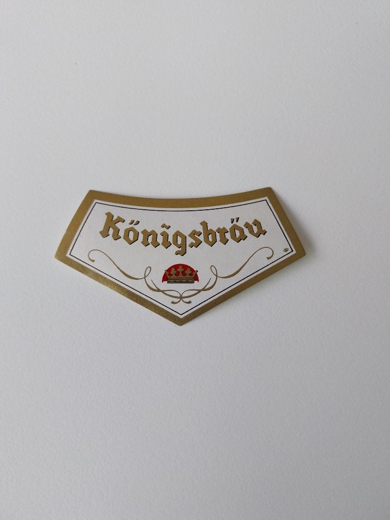 Étiquette : Königsbräu De Gheest Alost, Enlèvement ou Envoi, Utilisé