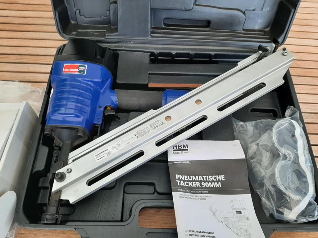 HBM pneumatische tacker 90 mm, Enlèvement