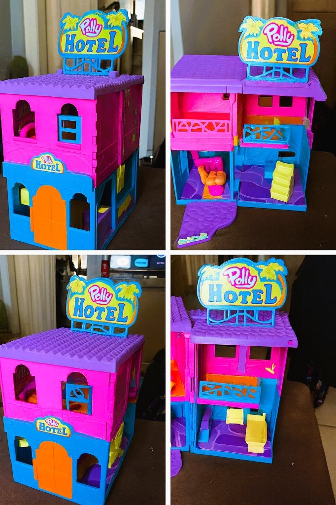 Polly Pocket “Polly Hotel” speelset., Ophalen of Verzenden, Zo goed als nieuw