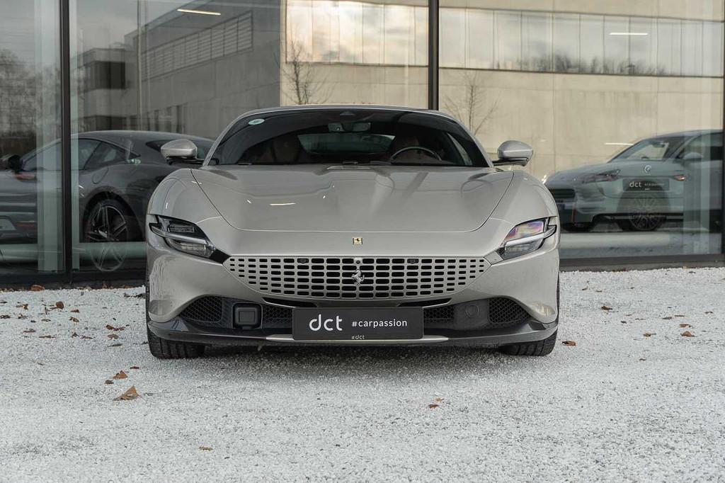 Ferrari Roma 3.9 V8 Grigio INGRID Full Carbon Passenger Disp, Automaat, 4 zetels, Lichtsensor, 456 kW