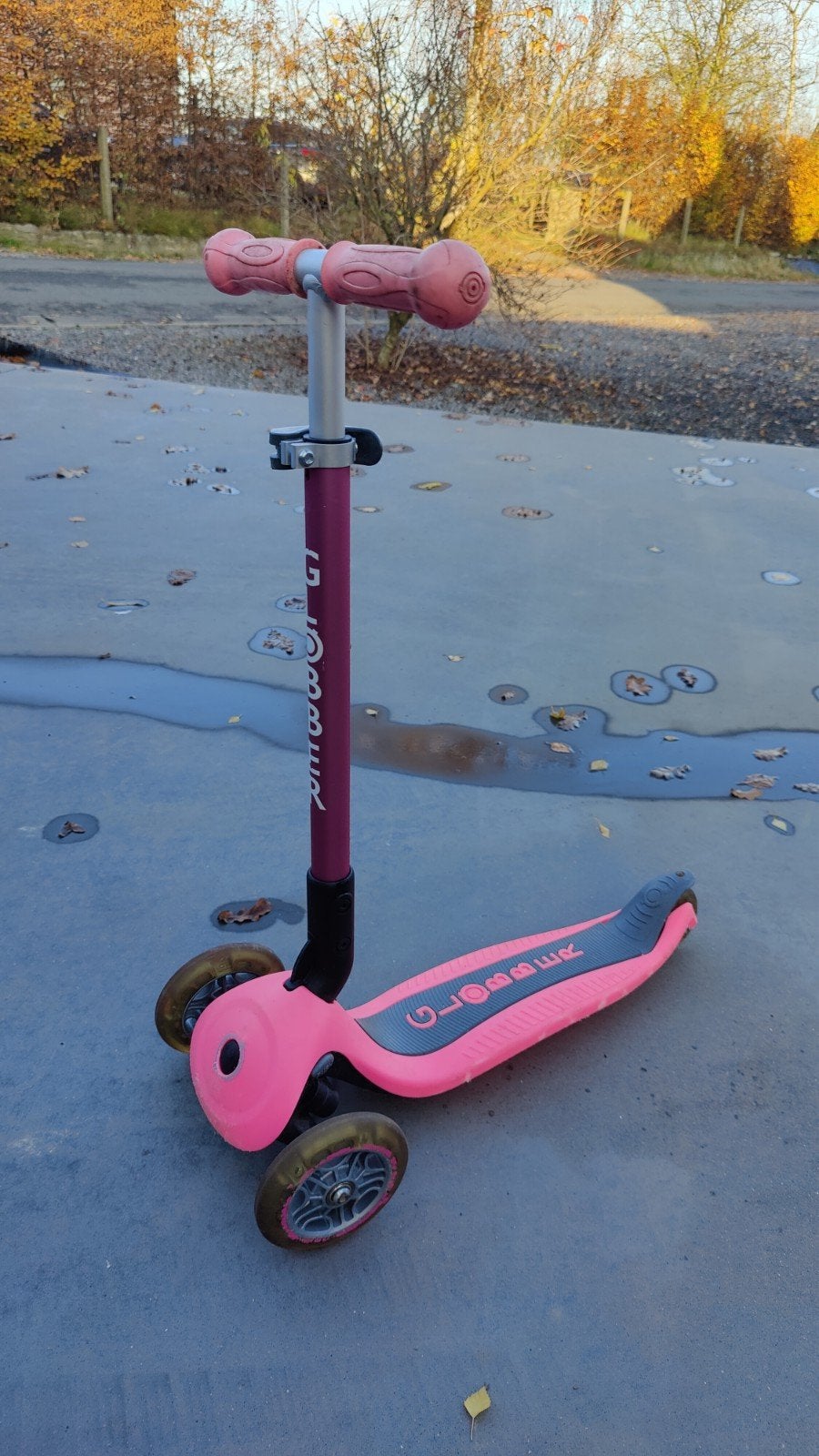 Kickscooter, Ophalen