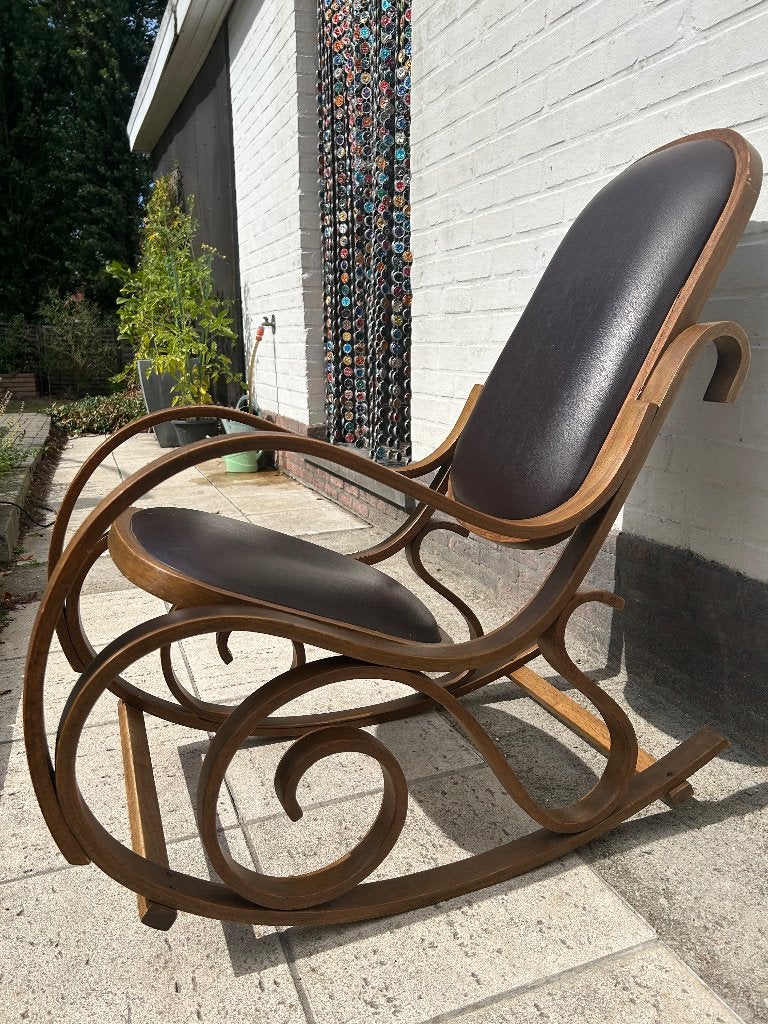 Schommelstoel, Maison & Meubles, Chaises, Brun, Enlèvement, Utilisé, Une