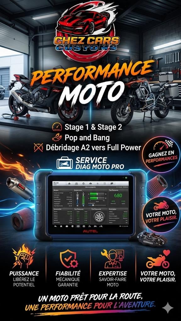 Carto Moto ️ Stage 1 Debridage A2 full power, Enlèvement ou Envoi, Comme neuf