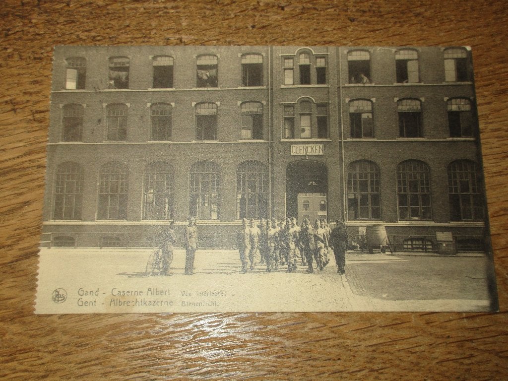 POSTKAART GENT GAND CASERNE ALBERT ALBRECHTKAZERNE 1923, Verzamelen, Ophalen of Verzenden, 1920 tot 1940, Gelopen, Oost-Vlaanderen