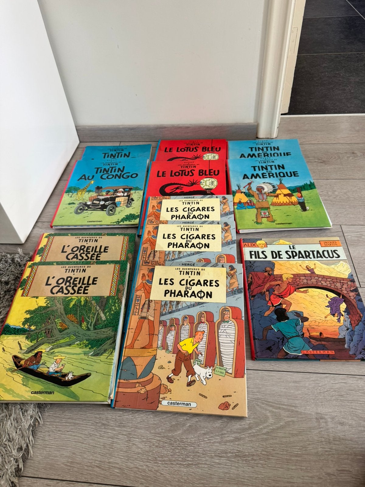 Bd tintin le lot pour 10 euro, Livres, Plusieurs BD, Enlèvement, Comme neuf