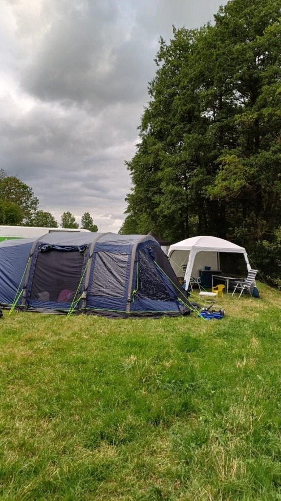 Outwell Edmonds 5A Air opblaasbare familietent, Caravanes & Camping, Tentes, Enlèvement, Comme neuf, Jusqu'à 5