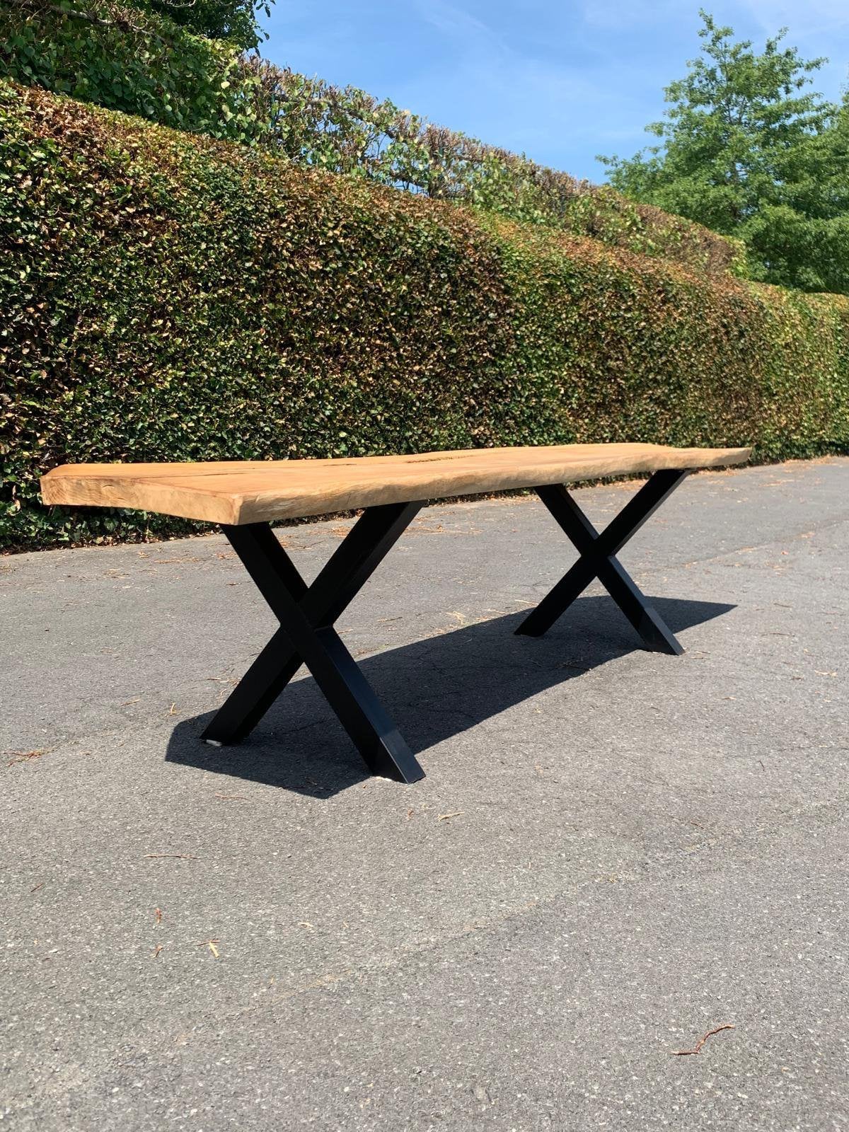 Prachtige eiken tafel te koop!, Ophalen, Zo goed als nieuw