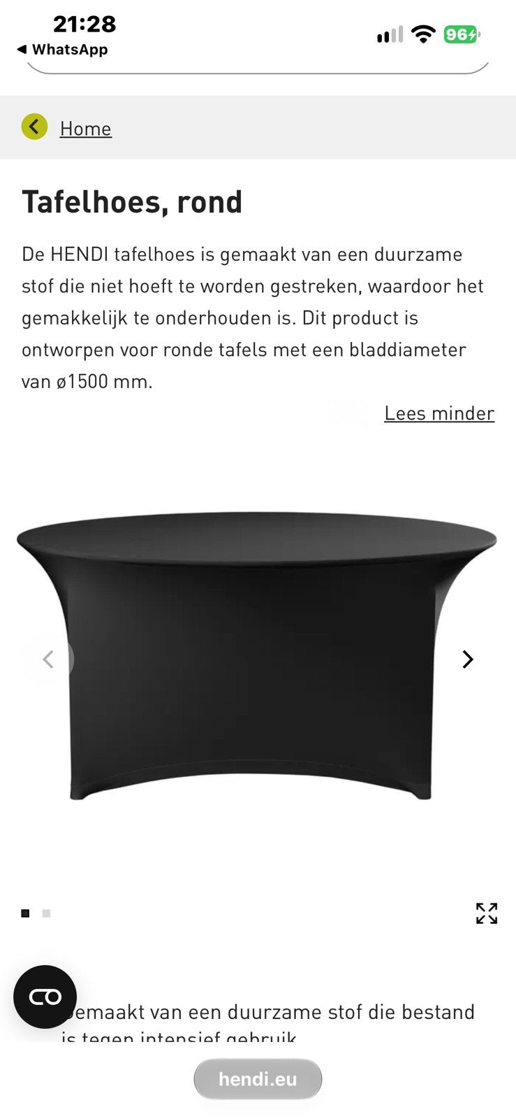 House de table, Tuin en Terras, Ophalen, Nieuw