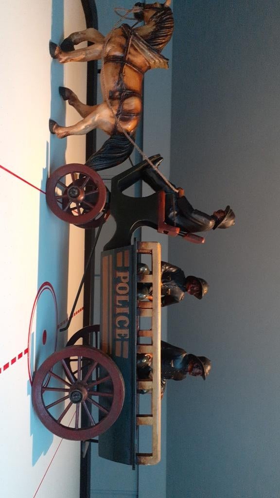 Calèche police anglaise rare, Animaux & Accessoires, Voitures & Carrosses, Utilisé, Autres types
