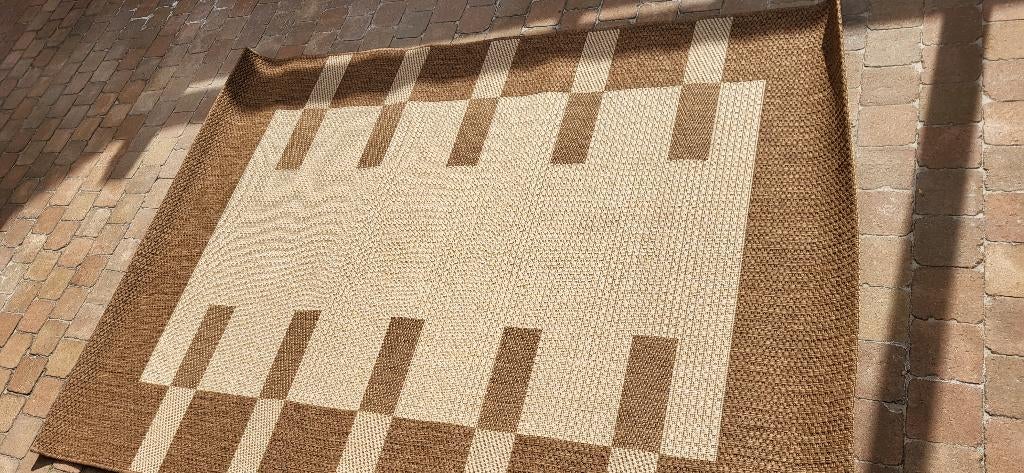 mooi tapijt 170cm x 120cm, Huis en Inrichting, Bruin, 100 tot 150 cm, Ophalen of Verzenden, Zo goed als nieuw