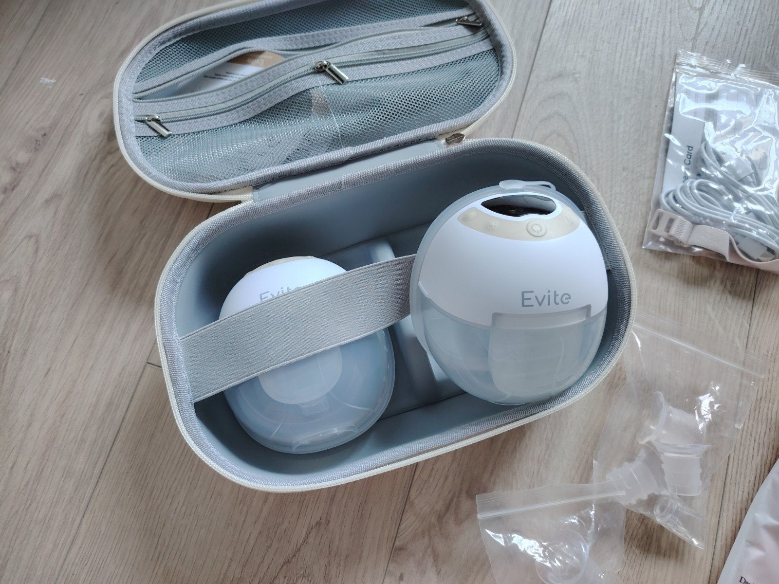 prachtige draagbare borstkolf van het merk Evite., Kinderen en Baby's, Badjes en Verzorging, Ophalen, Nieuw, Overige merken