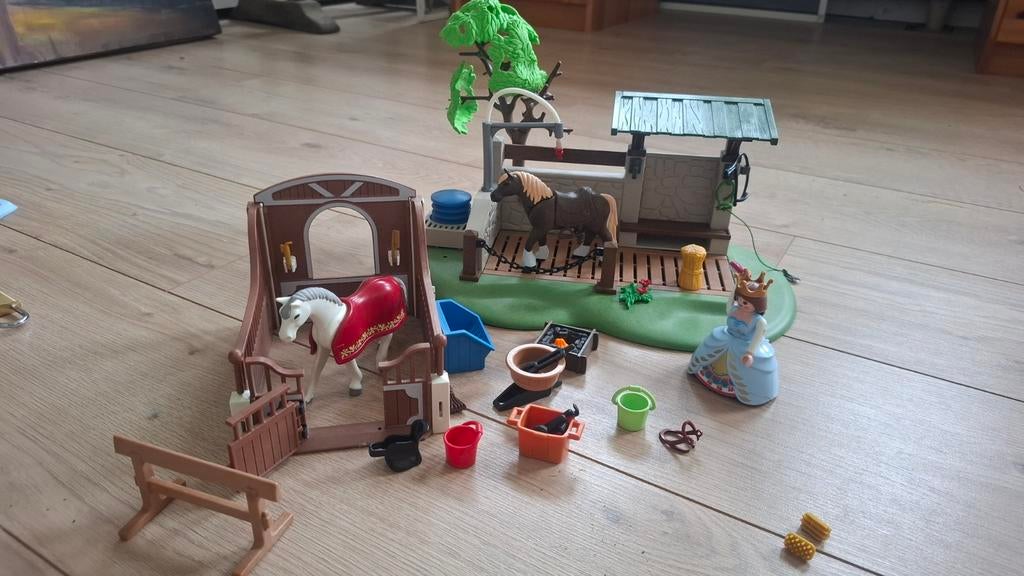 Playmobil paarden set 5225 en 5521, Ophalen