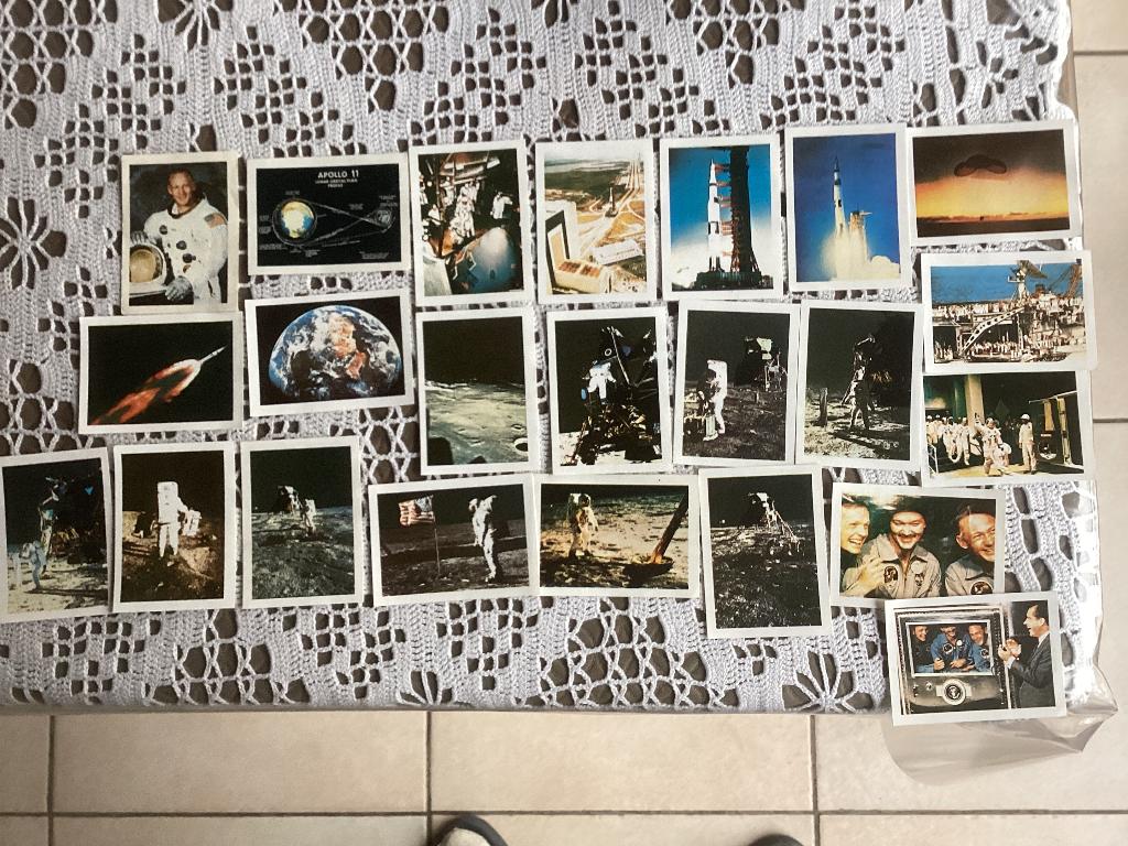 23 prenten chromos Milou Bubble gum Apollo Xl, Verzamelen, Ophalen of Verzenden, Gebruikt