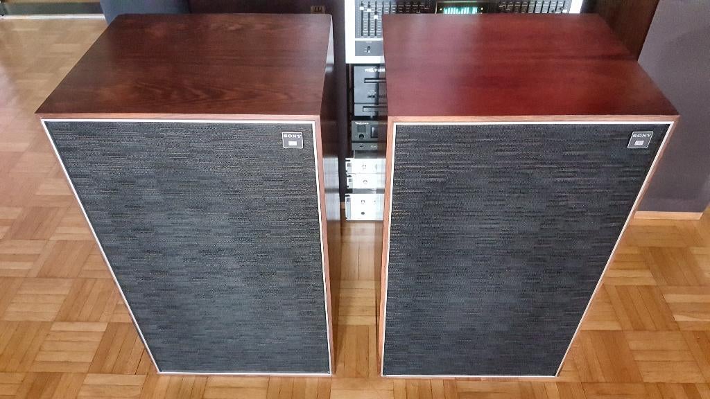 Unieke Sony SS-3200 Vintage Luidsprekers in zeer mooi staan., Audio, Tv en Foto, Luidsprekerboxen, Ophalen, Zo goed als nieuw