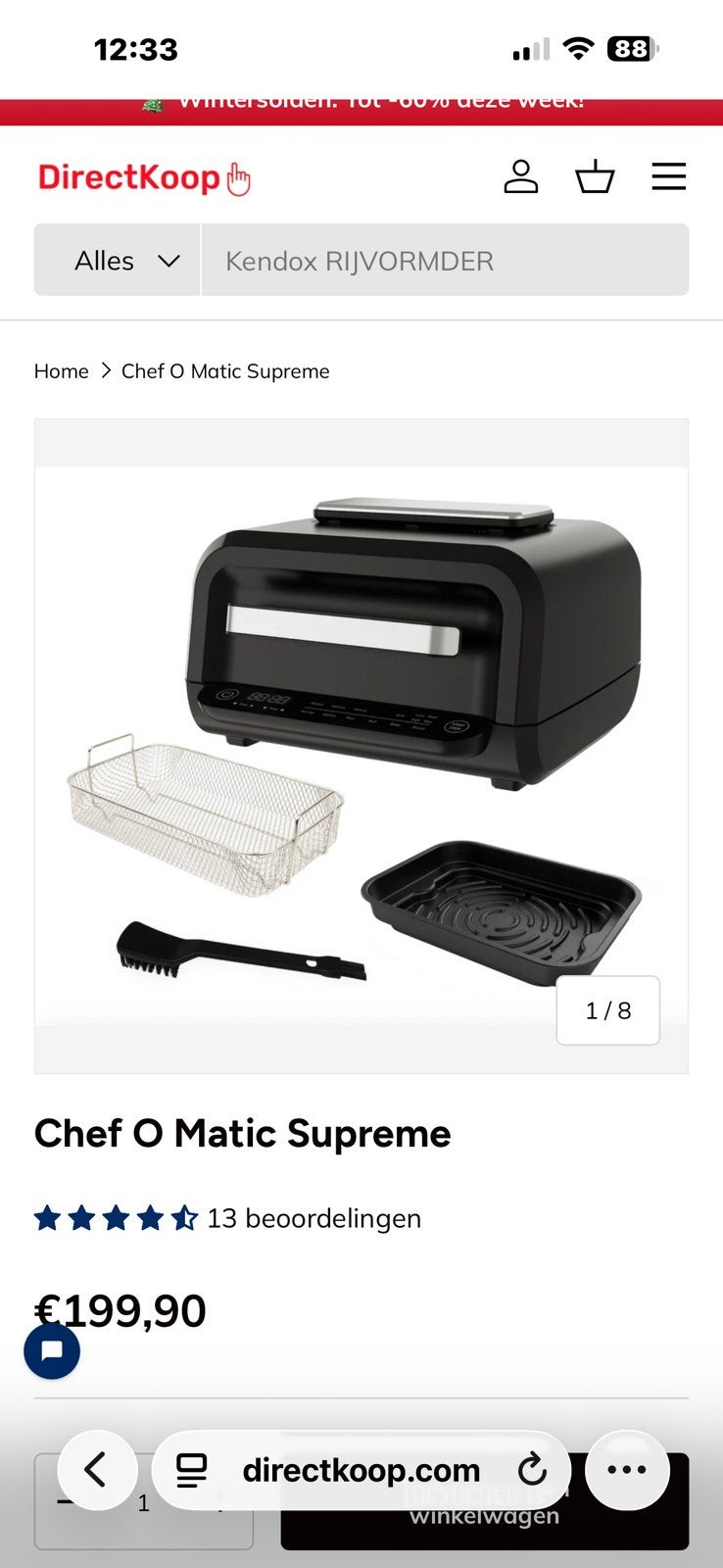Chef O Matic Supreme bak-en grill apparaat, Elektronische apparatuur, Grillplaten, Ophalen, Vaatwasmachinebestendig, Nieuw, Tafelgrill