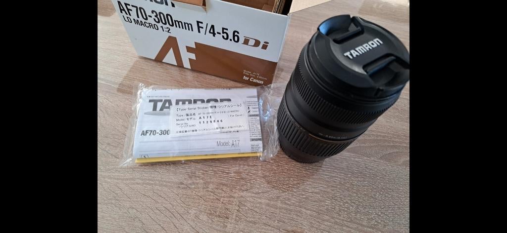 Tamron AF 70-300mm F/4-5.6 LD MACRO 1:2 voor canon, Audio, Tv en Foto, Foto | Lenzen en Objectieven, Ophalen, Zo goed als nieuw