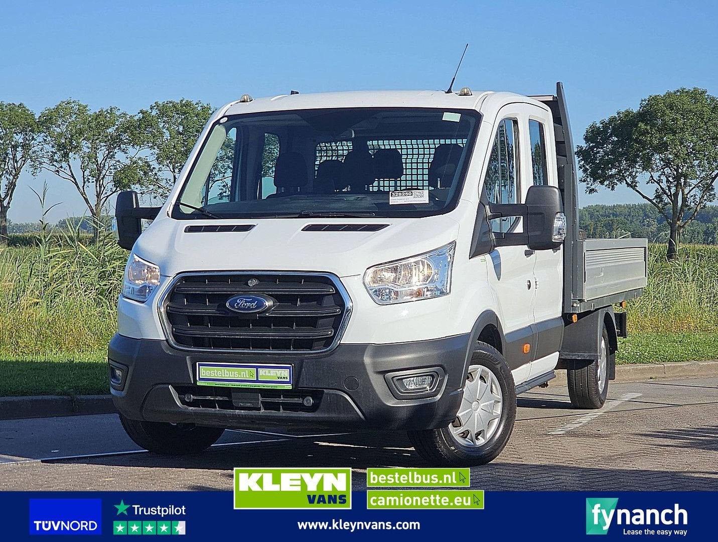 Ford TRANSIT 2.0 Dub Cab Open Laadbak, Autos, Achat, Entreprise, Boîte manuelle, Diesel