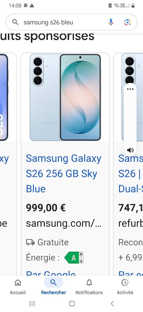 Samsung s26, Télécoms, Téléphonie mobile | Samsung, Neuf, Autres modèles, 10 mégapixels ou plus, Enlèvement ou Envoi