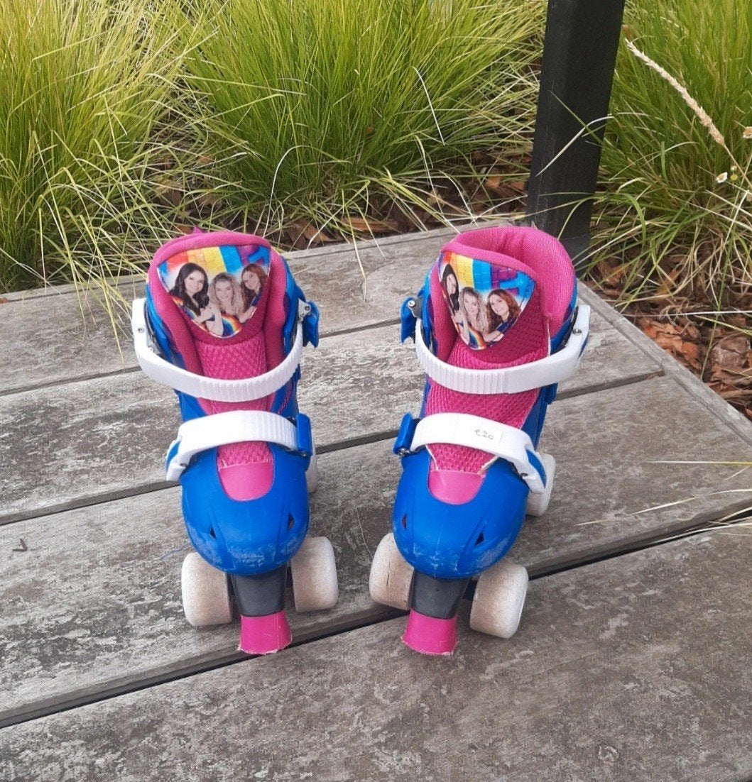 verstelbare rolschaatsen k3, Enfants & Bébés, Enlèvement ou Envoi, Réglable, Utilisé, Enfants