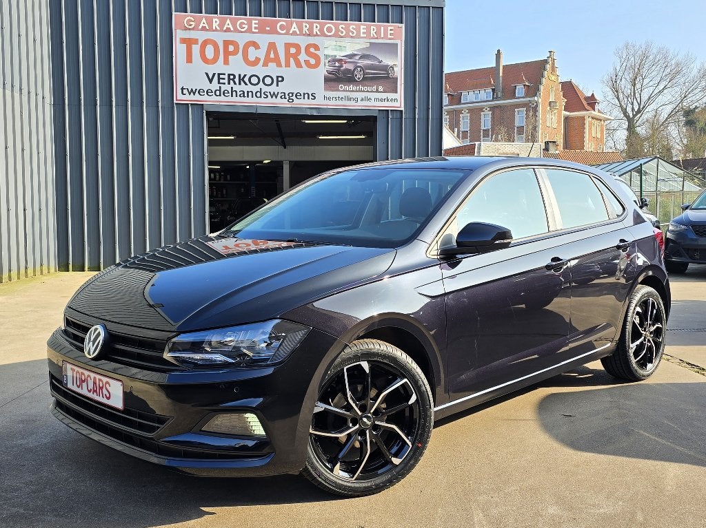 ✔VW POLO 1.0MPI 2019 Euro6❕ met app-connect, airco,..., Voorwielaandrijving, Stof, Zwart, 5 deurs