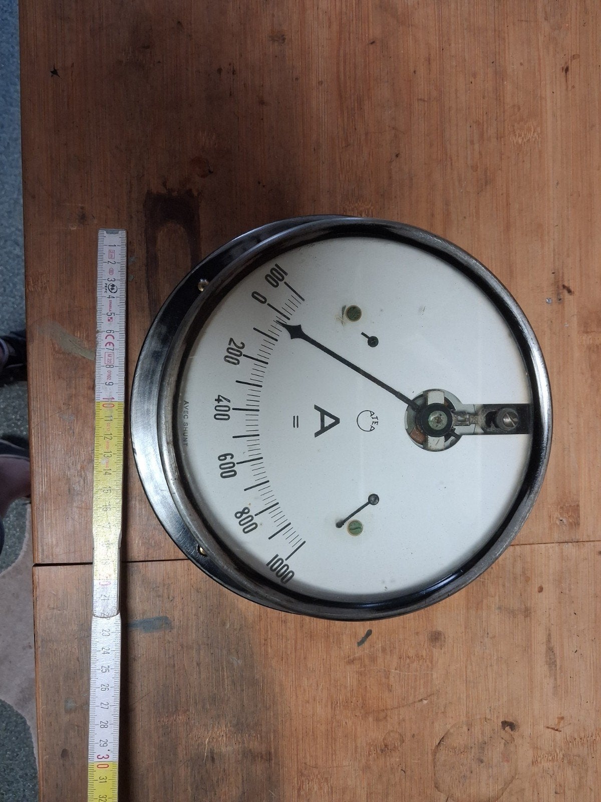 industriële analoge amperemeter ATEA uit jaren 1940-1950, Ophalen