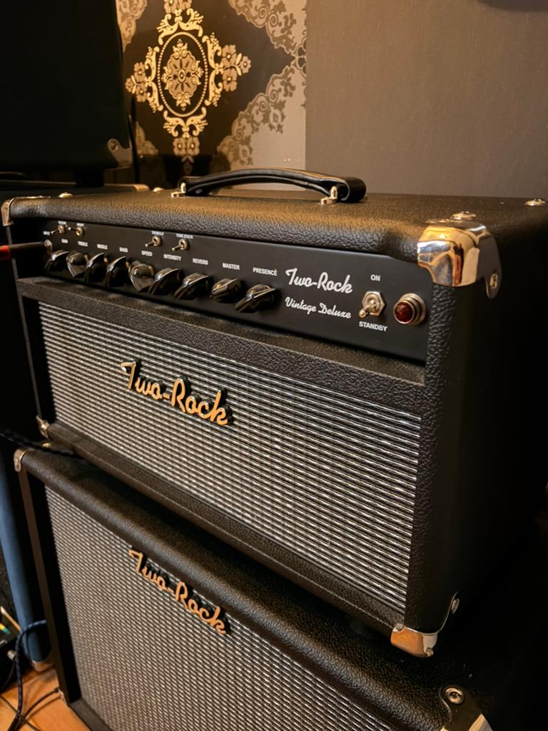 Two Rock Vintage Deluxe 35 W + cabine, Musique & Instruments, Amplis | Basse & Guitare, Enlèvement ou Envoi, Comme neuf