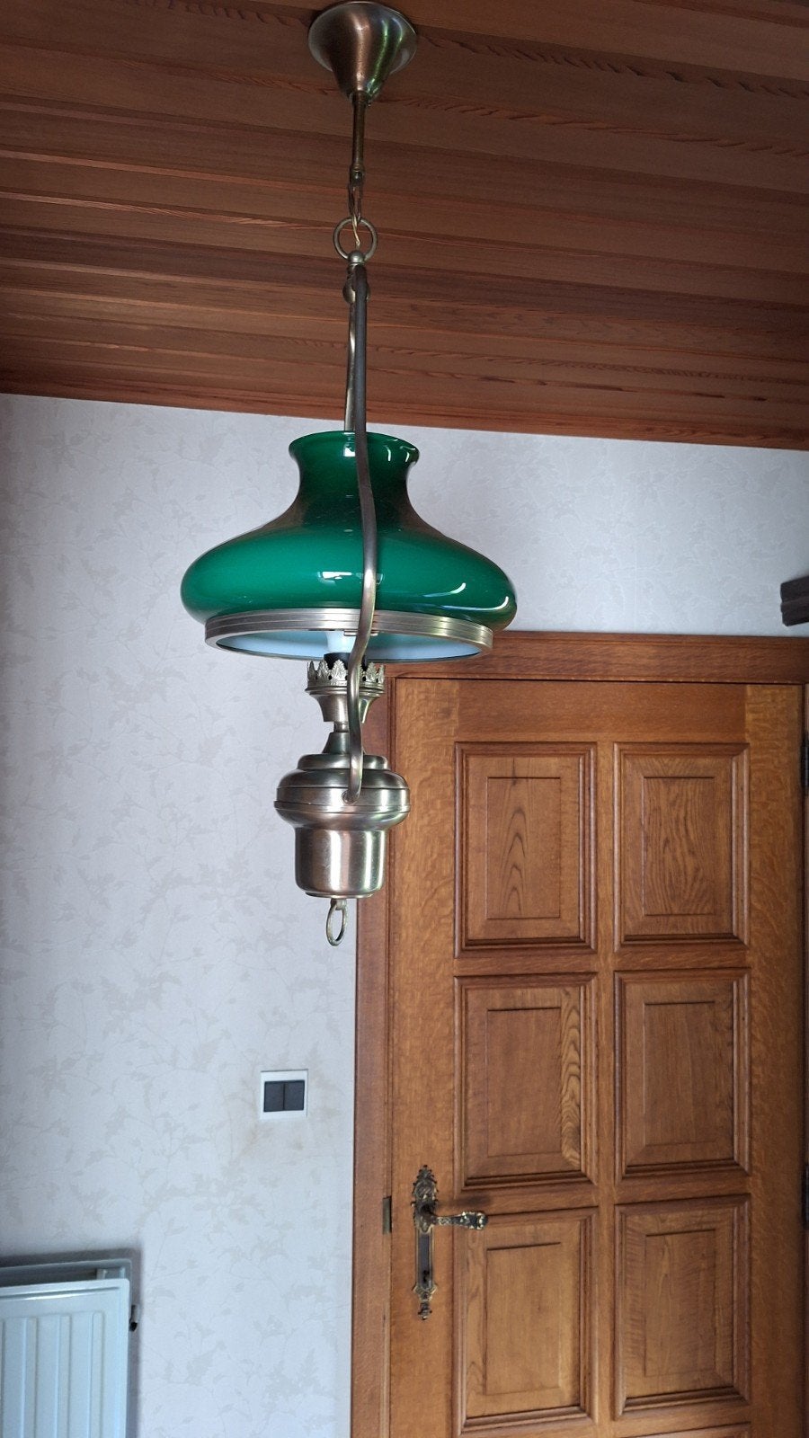retro hanglamp, Ophalen