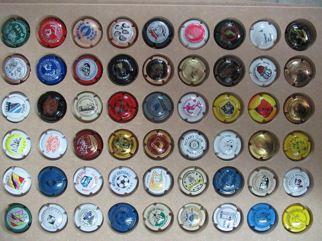 champagnecapsules commomeratieven 54 stuks, Verzamelen, Ophalen of Verzenden