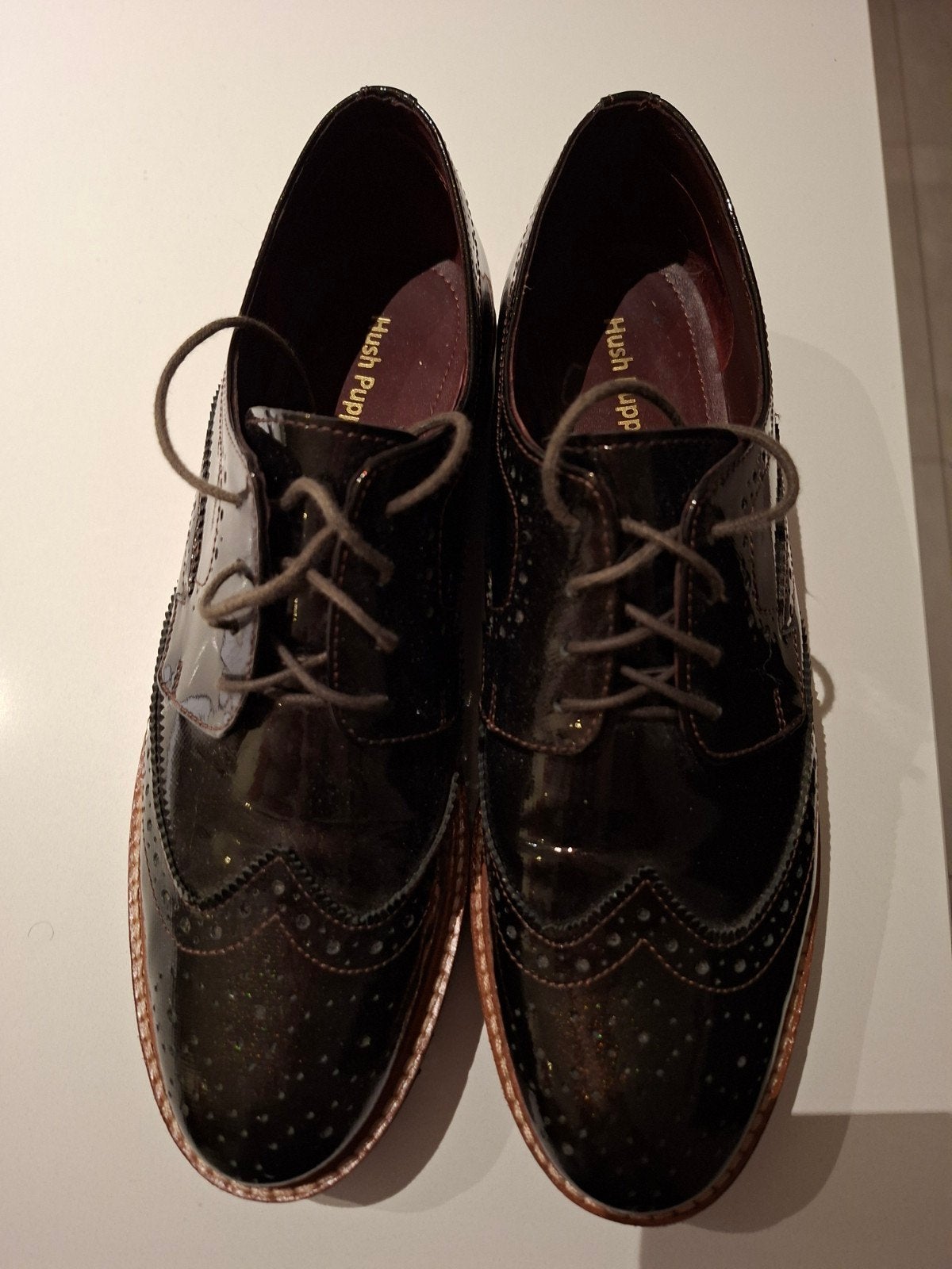 Hush Puppies maat 41, Comme neuf, Brun, Enlèvement, Chaussures de danse