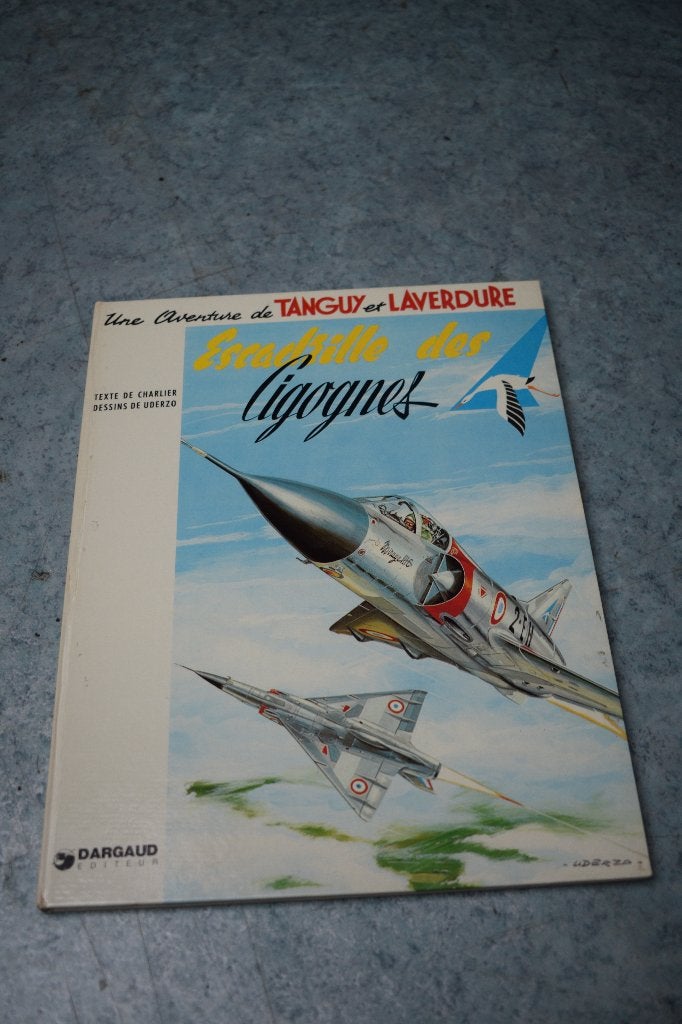 BD Tanguy Laverdure bande dessinée Escadrille Cigognes 1975, Boeken, Ophalen of Verzenden, Zo goed als nieuw