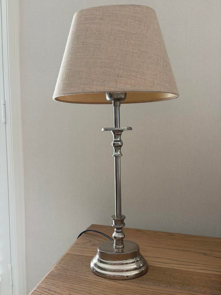 Tafellamp ovale kap van light & living, Ophalen, Zo goed als nieuw, Landelijk, 50 tot 75 cm