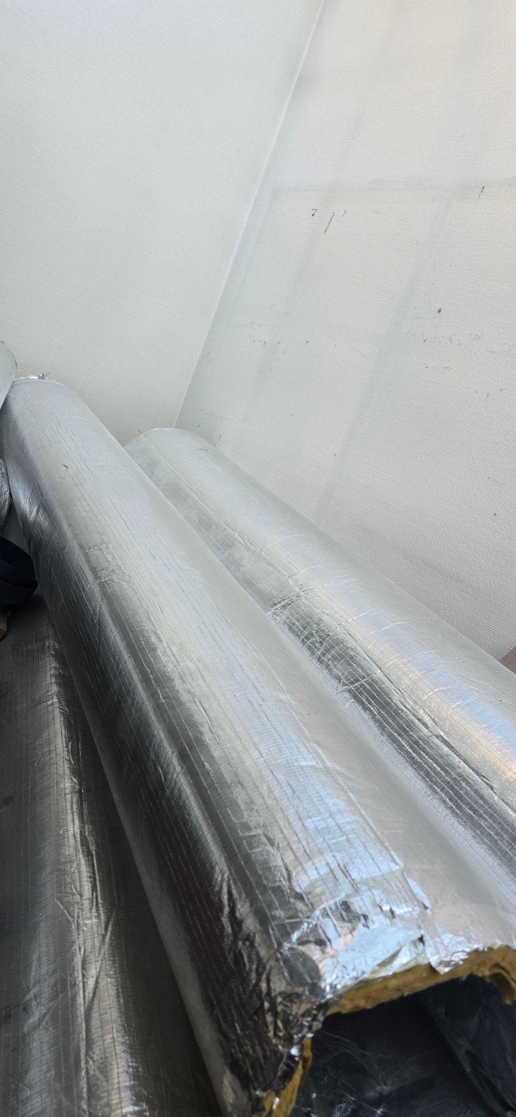 Geisoleeerd ventilatie kanaal, Ophalen