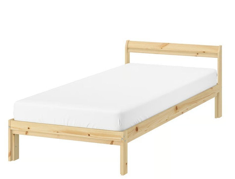 Bed, 1 persoons IKEA NEIDEN Bedframe, grenen, 90x200 cm, 90 cm, Autres couleurs, Enlèvement, 200 cm