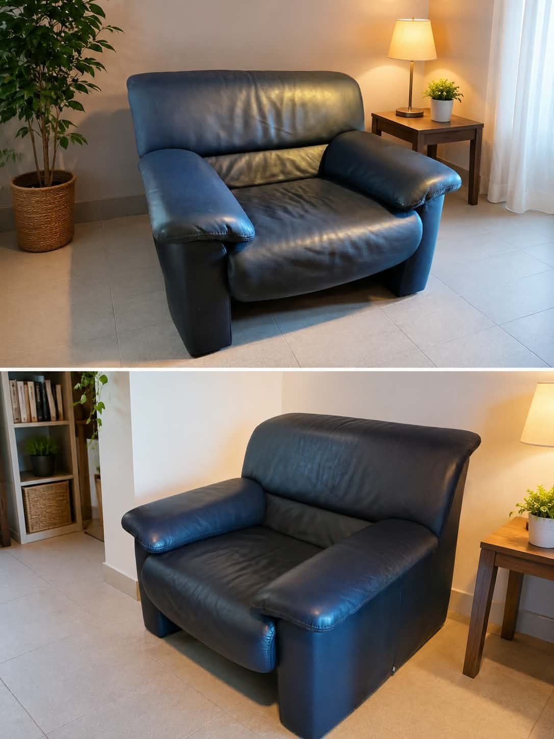 Jori lederen eenzit zetel, Huis en Inrichting, Ophalen, Gebruikt