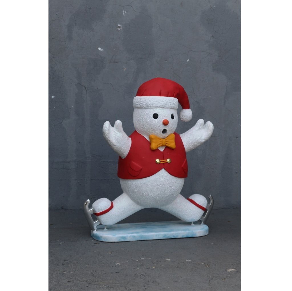 Snowboy skating with ribbon – Sneeuwpop Hoogte 117 cm, Diversen, Ophalen, Nieuw