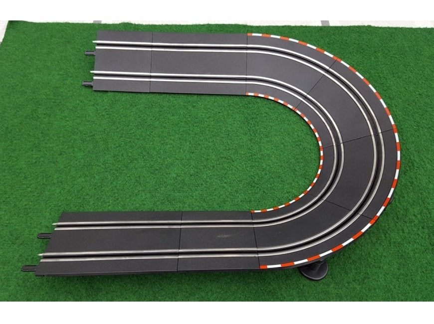 Carrera go: kuipbocht + baanstukken (171mm + 100mm), Carrera, Ophalen of Verzenden, Elektrisch, Racebaan
