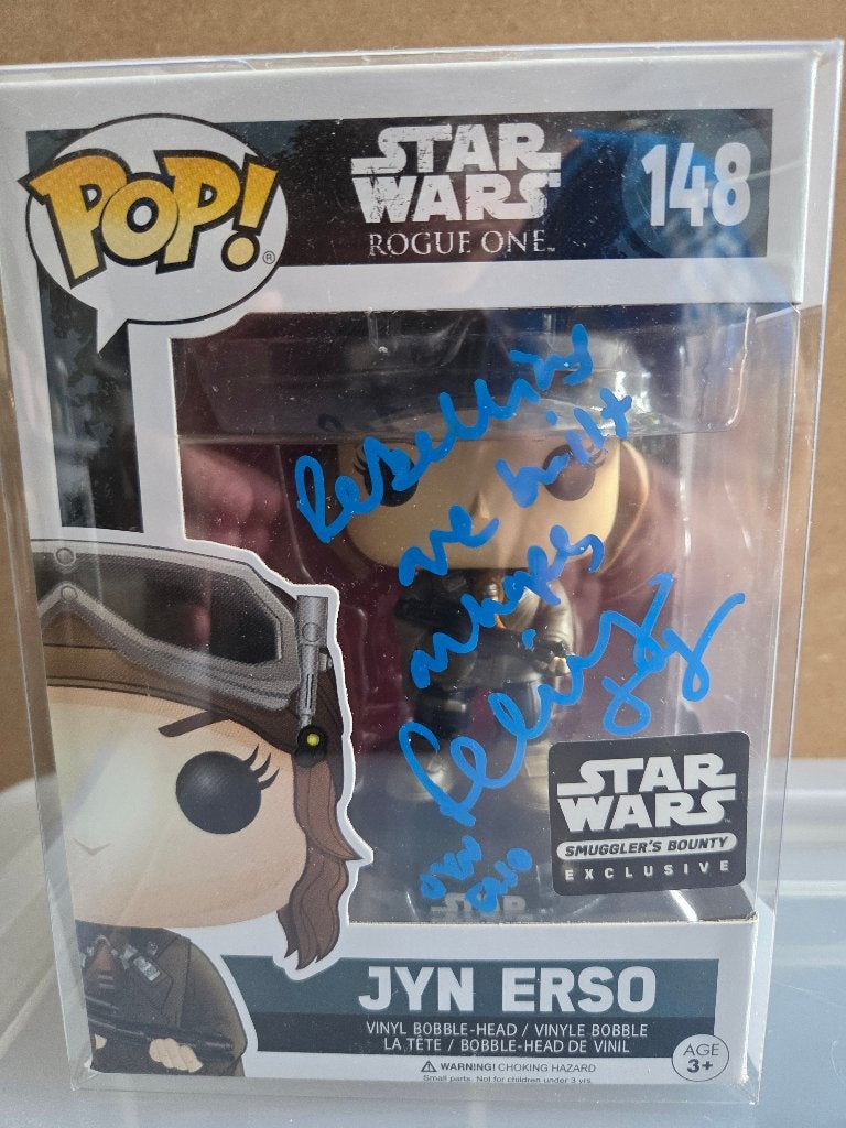 Funko pop Jyn Erso gesigneerd, Collections, Enlèvement ou Envoi, Neuf, Figurine