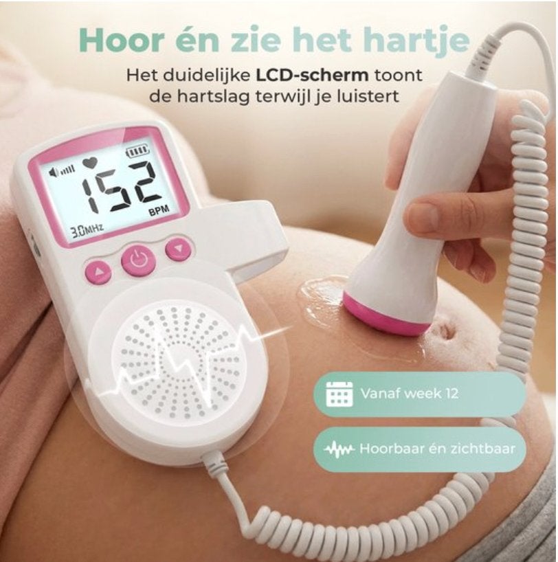 Doppler Gatson (incl. gel) - hartmonitor baby - NIEUW, Ophalen, Nieuw
