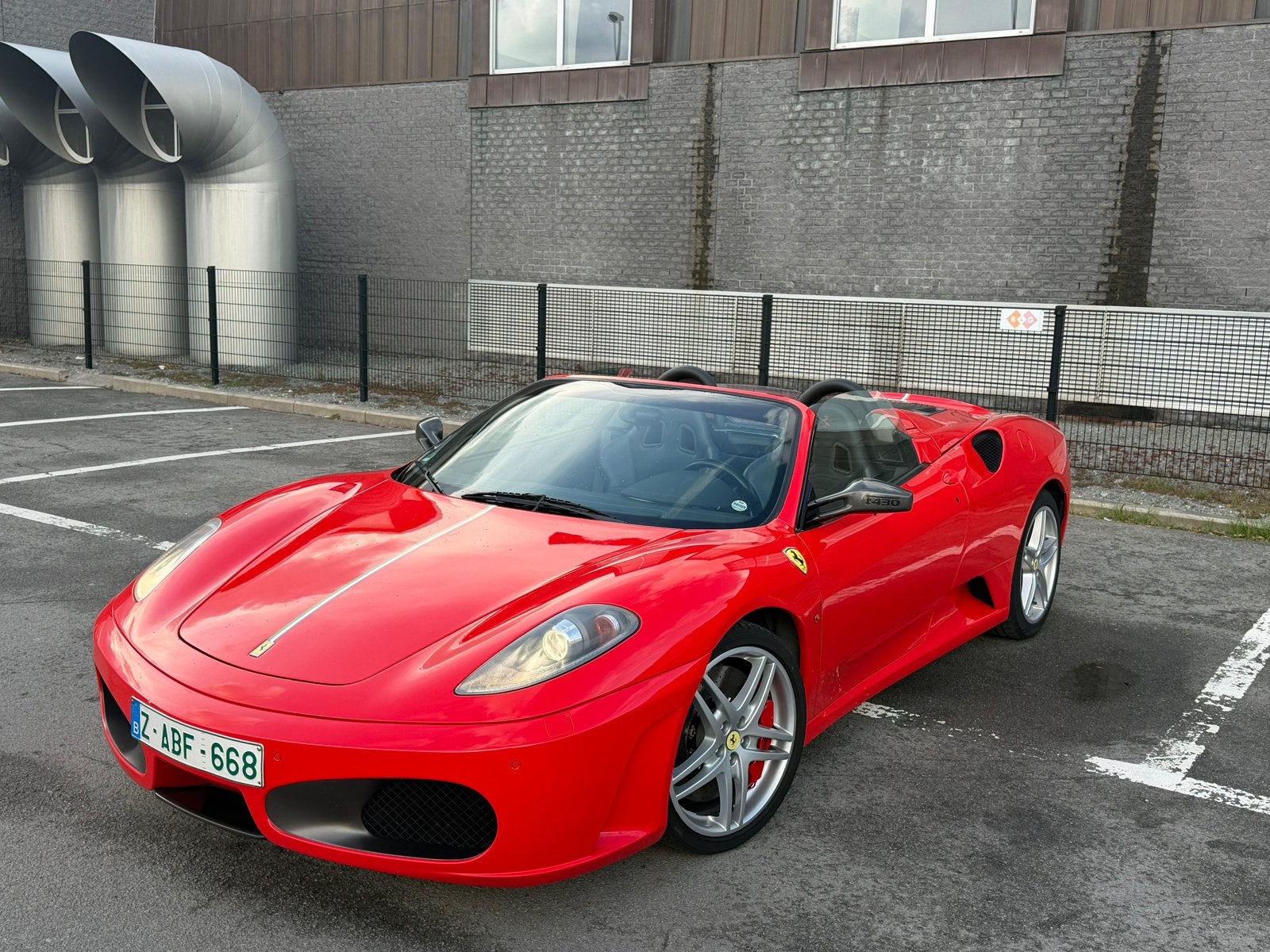 ferrari f430 f1 spider / 96.000km / full historie, Auto's, Automaat, Cabriolet, Zwart, Bedrijf