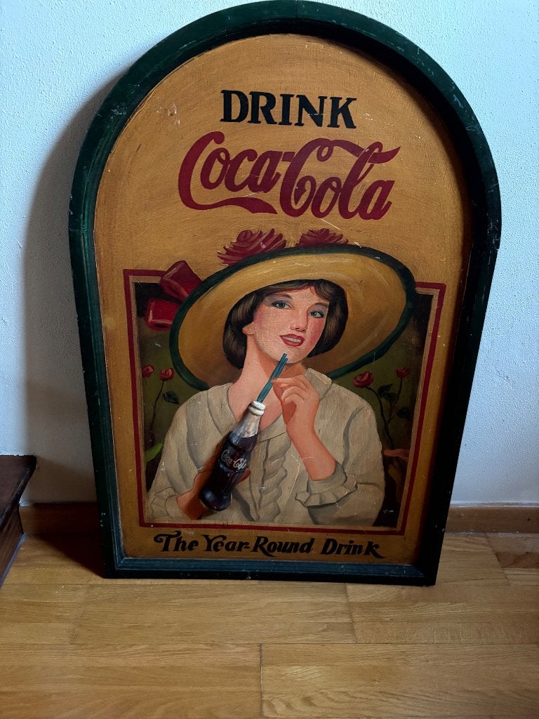 Coca cola bord vintage, Verzamelen, Merken en Reclamevoorwerpen, Ophalen of Verzenden