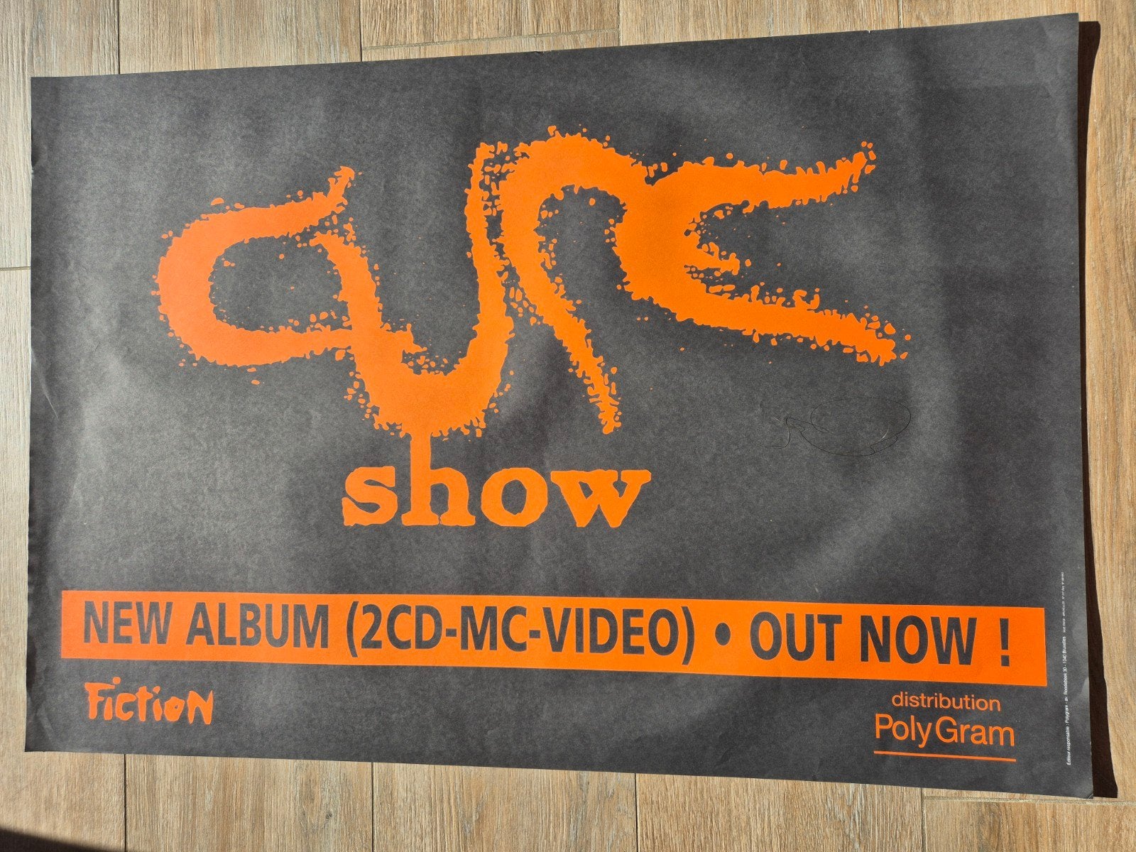Poster The Cure, Ophalen of Verzenden, Zo goed als nieuw, Muziek
